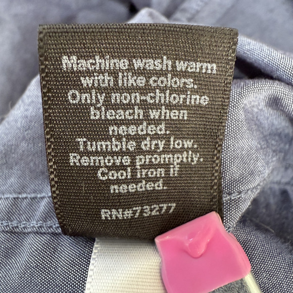 Marc Anthony Button Up Shirt Mens 18 Blue‎ Long Sleeve Slim Fit Business Career - Picture 10 of 11